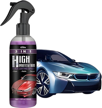 Premium Quality 3 In 1 High Protection Quick Car Coating Spray (100ML) 🔥